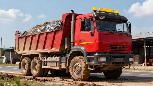 Heavy-duty diesel truck for construction and freight
