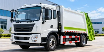 garbage-compactor-truck-front-view