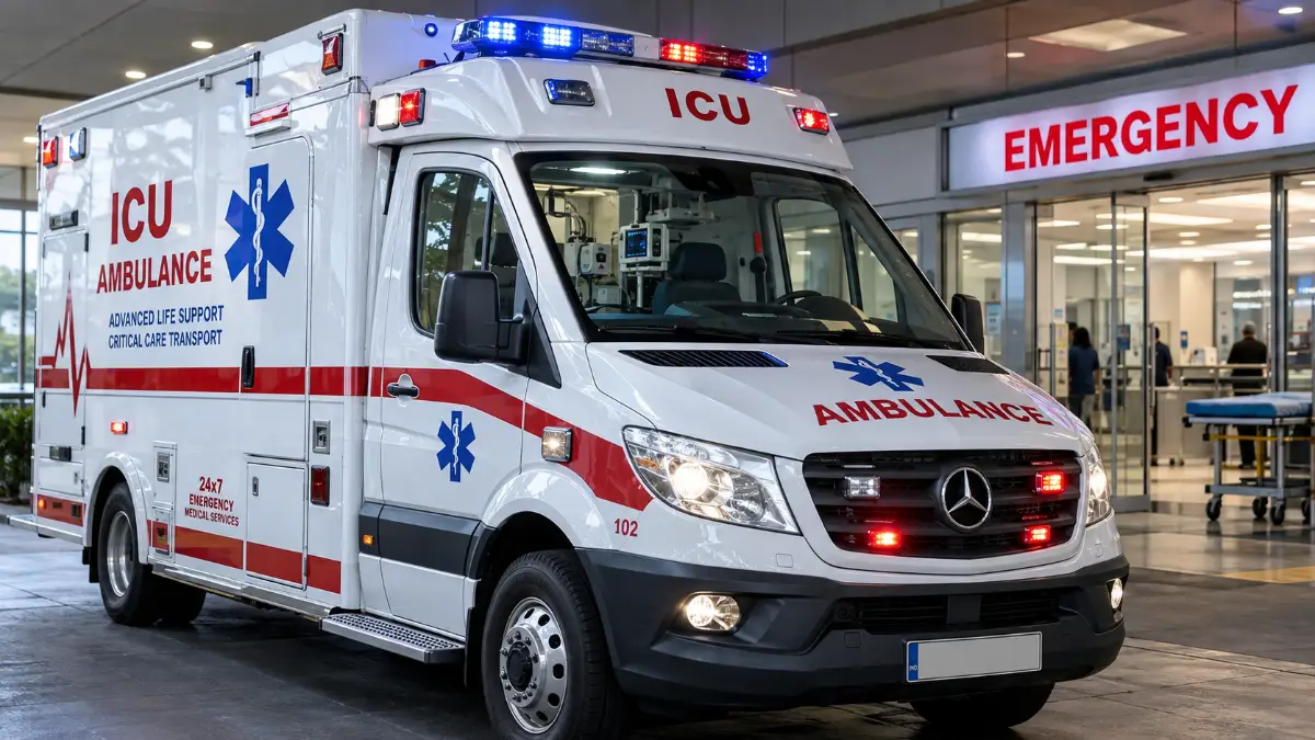 ICU Ambulance Medical Vehicle
